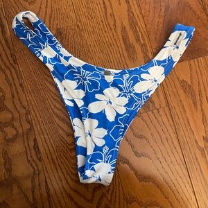 Blackbough thong bikini bottom